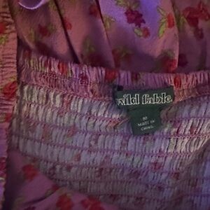 Wild Fable Lavender Floral Top